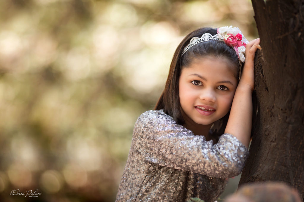 happy girl portrait